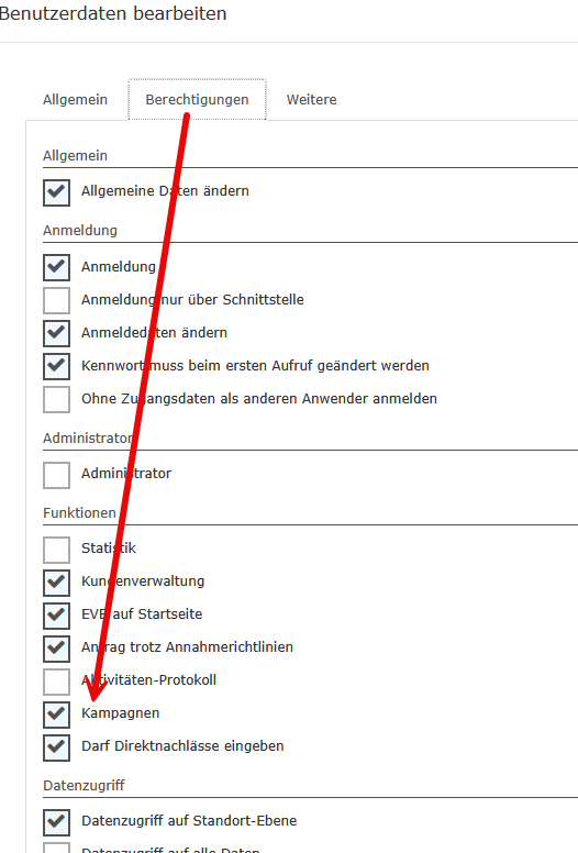 “Benutzerberechtigung